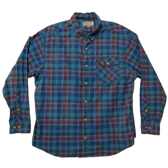 Duluth Other - Duluth Trading Co shirt mens XL xlarge plaid long sleeve button relaxed fit